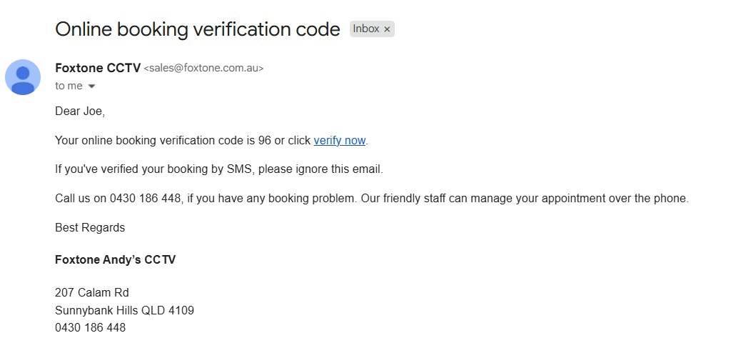 Online Booking - Step 7 Online Booking - Step 7