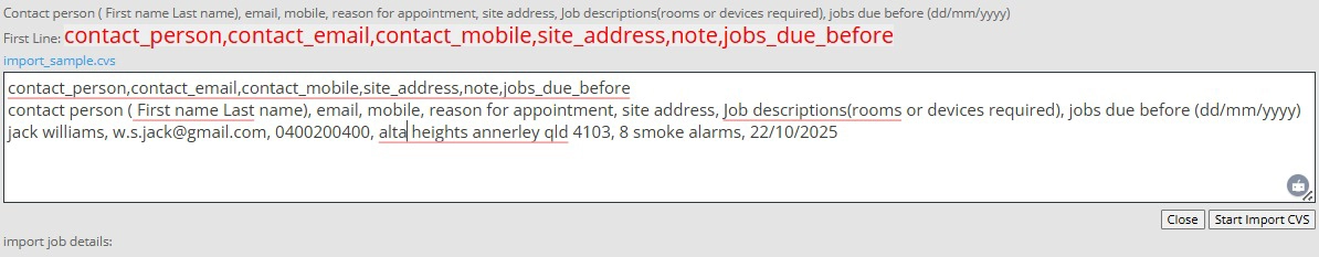Update your Job List - Step 2 Update your Job List - Step 2