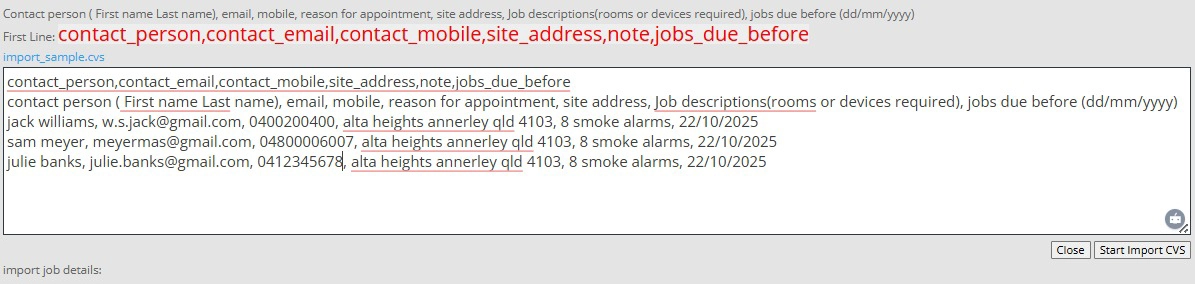 Update your Job List - Step 3 Update your Job List - Step 3